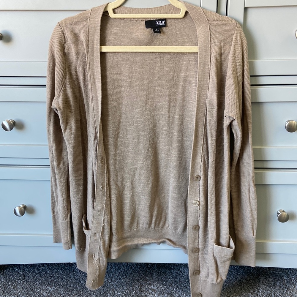 A.N.A Tan Cardigan